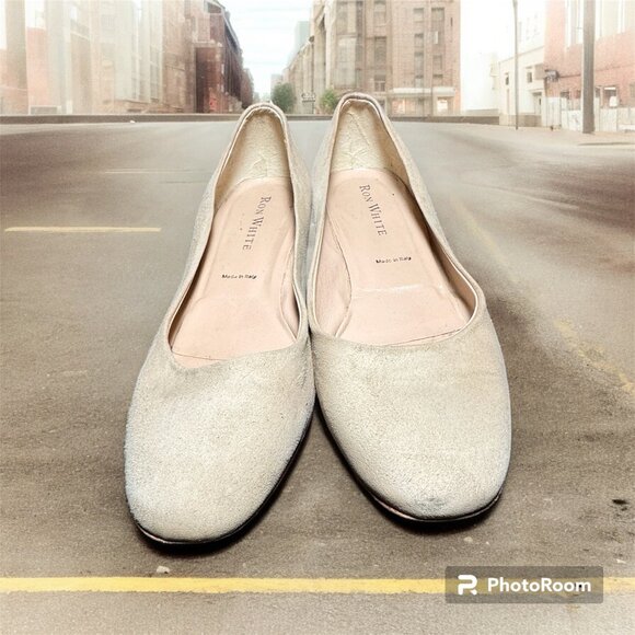 Ron White EUR 38.5 tan suede weatherproof made in Italy - Picture 1 of 12